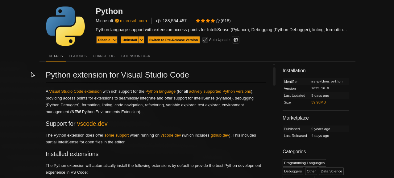 Python Extension